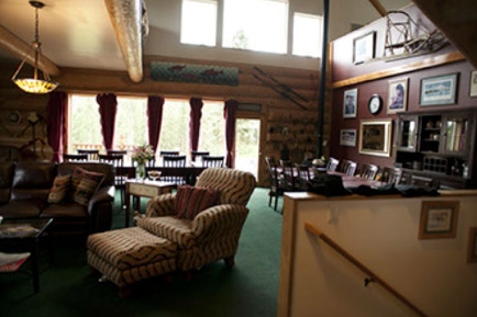 Greatroom of our Alaskan fishing lodge