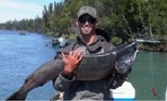 Huge Alaskan salmon