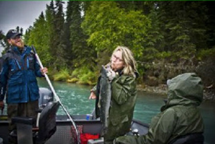 Fun times fishing in Alaska