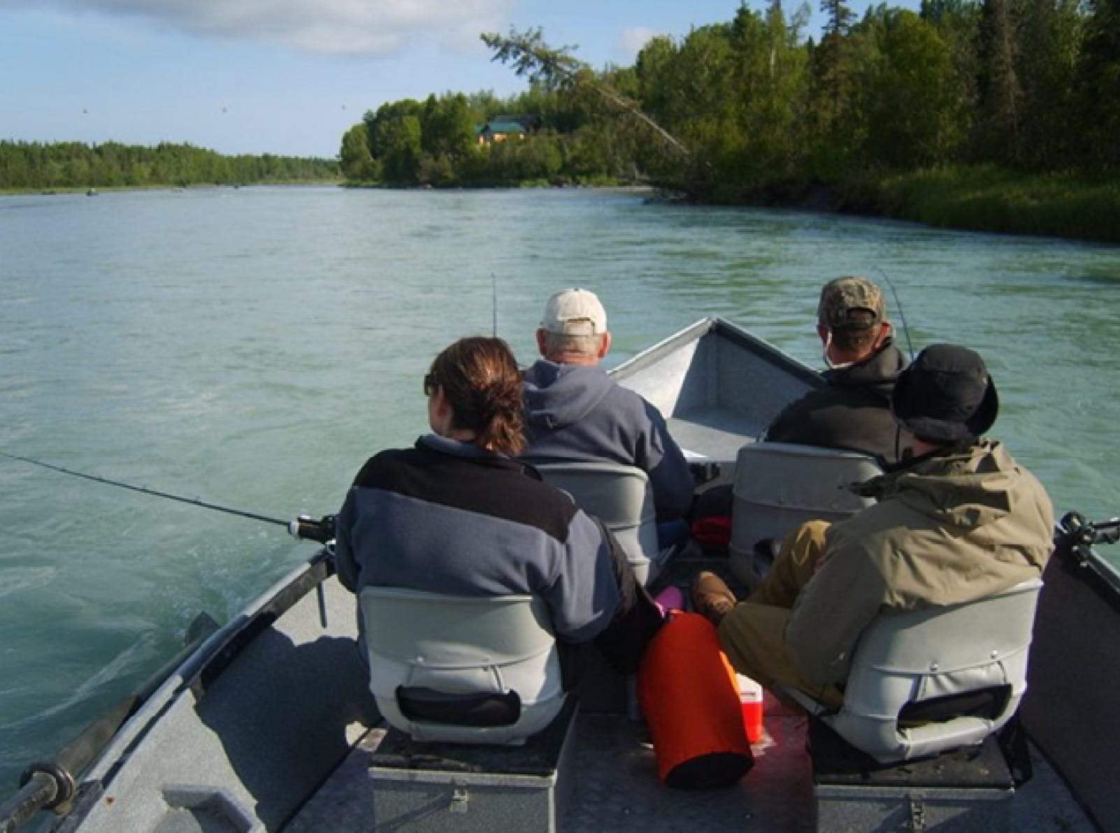 Family fun Alaskan salmon fishing